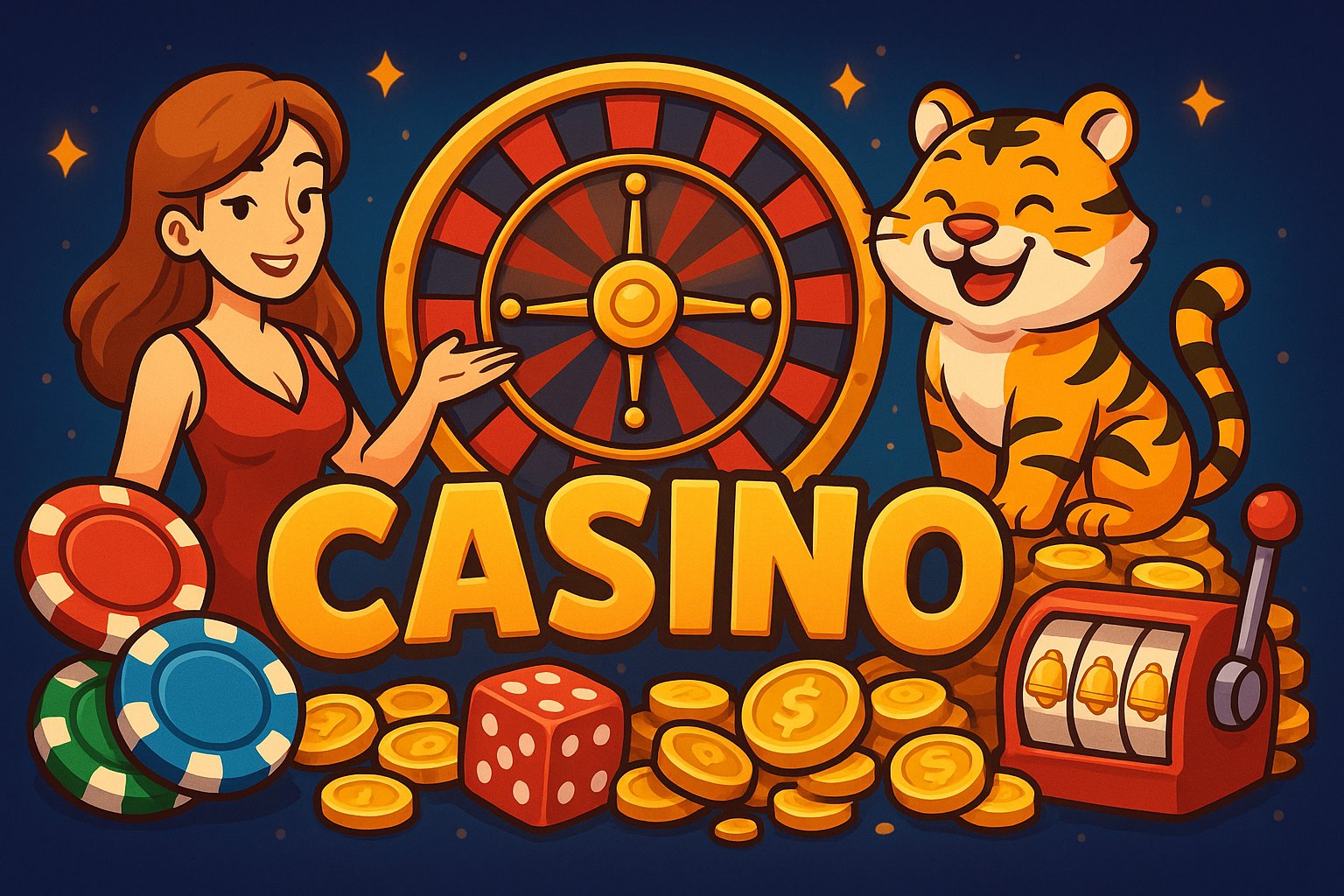 Full game lobby with multiple categories at Queen Casino